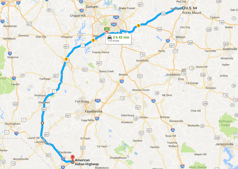 I-95 Southbound North Carolina Detour | I-95 Exit Guide