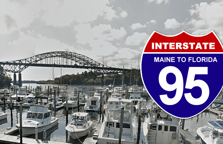 I-95 High Level Bridge in Portsmouth, New Hampshire | I-95 Exit Guide