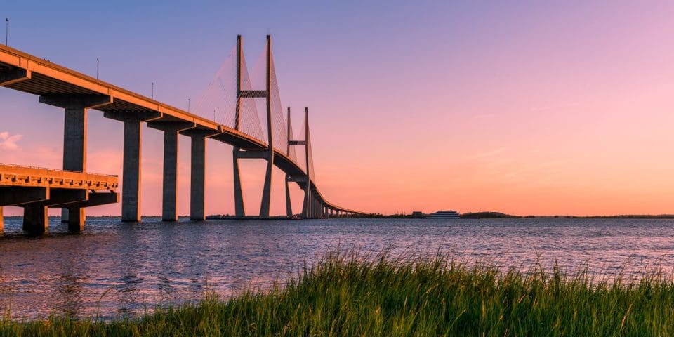 I-95 Road Trips | Sidney Lanier Bridge - Brunswick, Georgia | I-95 Exit Guide