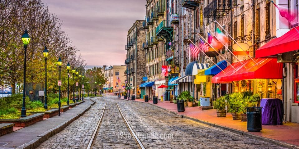 I-95 Road Trips | River Street - Savannah, Georgia | I-95 Exit Guide