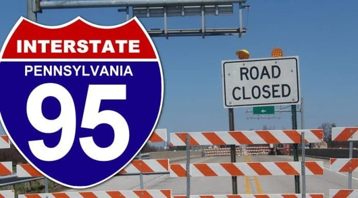 Pennsylvania I-95 Closed | I-95 Exit Guide