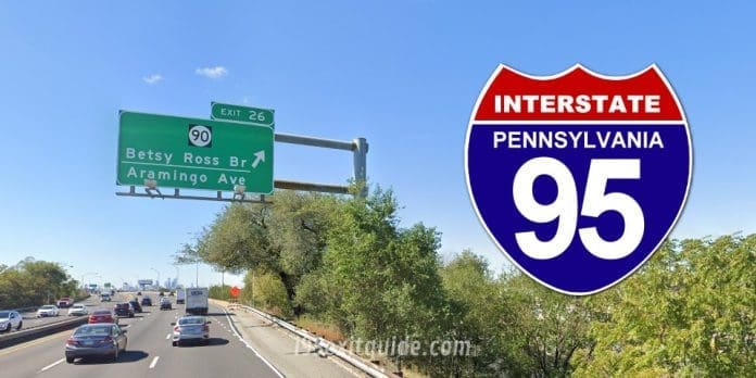 960x480-i-95-philadelphia-pennsylvania-exit-26 Philadelphia I-95 Traffic | I-95 Construction | I-95 Exit Guide