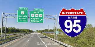 I-95 Ramp Closures, Detours for Roadwork in Augusta August 19 Augusta, Maine I-95 Traffic | I-95 Construction | I-95 Exit Guide