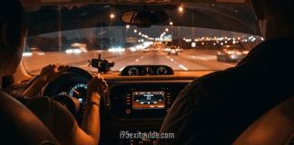 I-95 Traffic at Night | I-95 Exit Guide