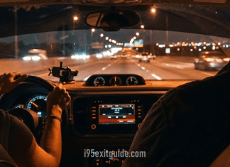I-95 Traffic at Night | I-95 Exit Guide